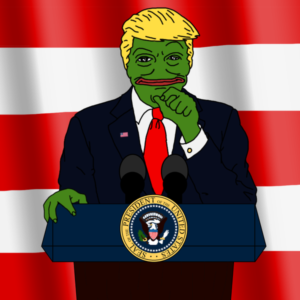 Pepe the Frog Meme as Donald Trump